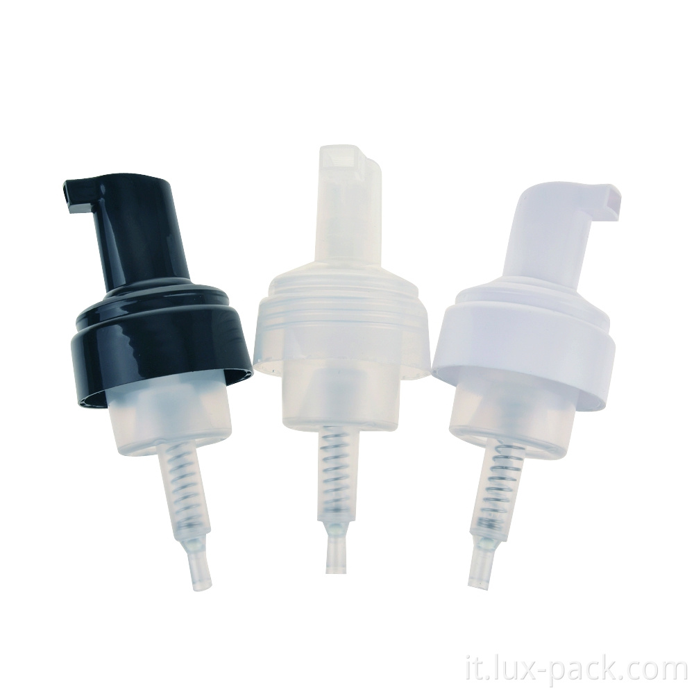 Pompa dell'acqua di spruzzatore in sapone in schiuma di vetro pompa in schiuma da 42 mm